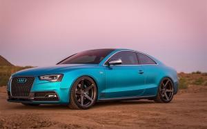 Audi S5 Coupe on Carbon Graphite Vorsteiner Wheels (V-FF 104) 2016 года 